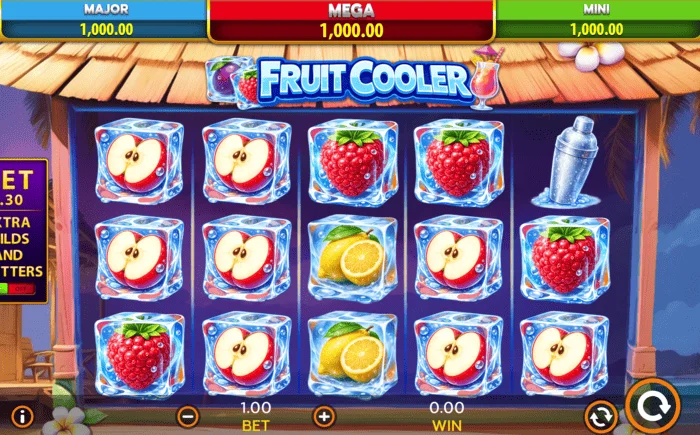 Fruit Cooler spelskärm